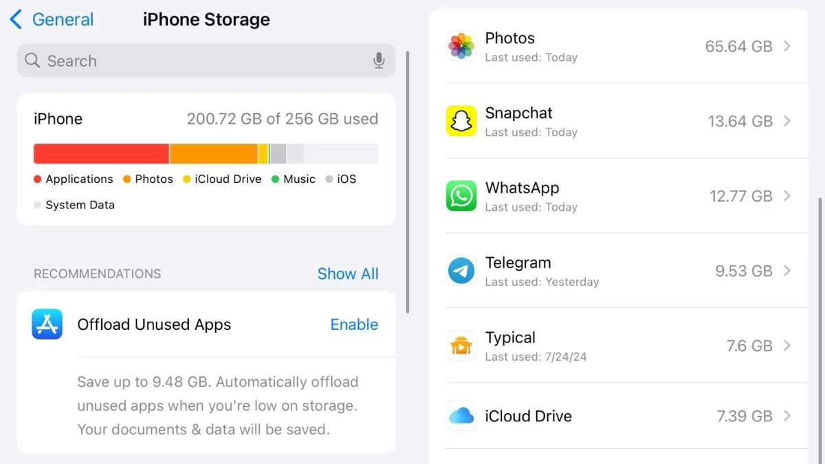 How to Check Which App Is Taking Up Space on Your iPhone