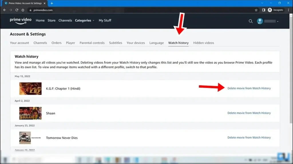 How to Delete Watch History on YouTube, Netflix, Apple TV+, Prime Video