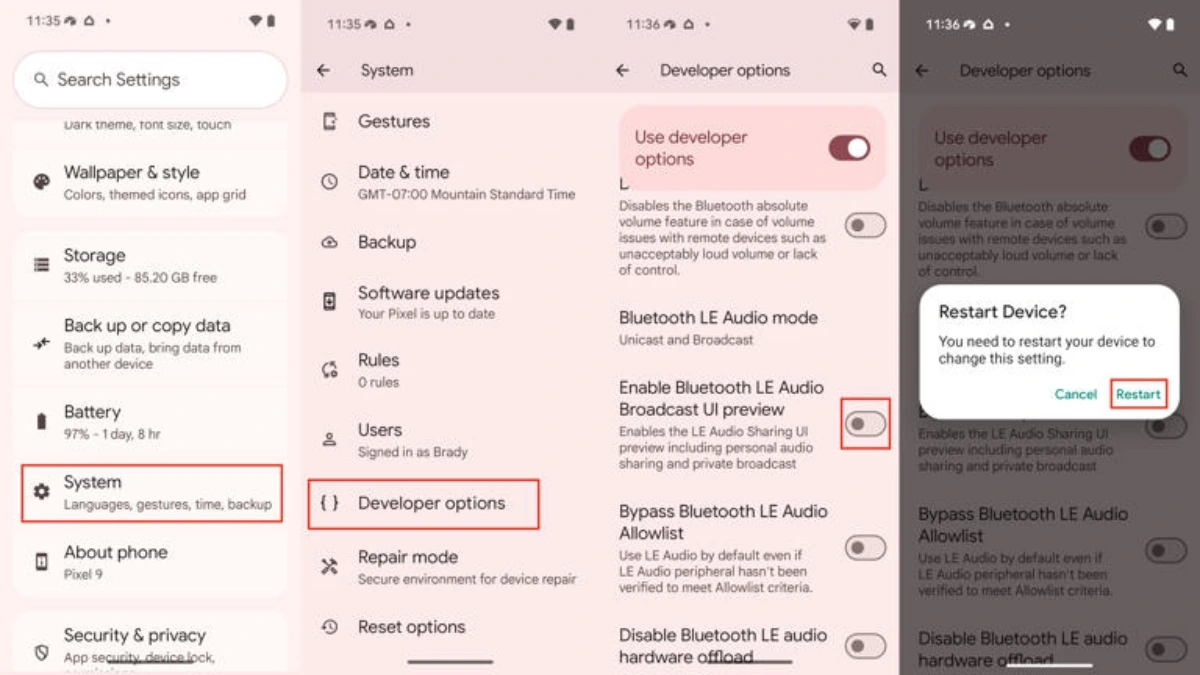 How To Use Bluetooth Audio Sharing On A Google Pixel Phone