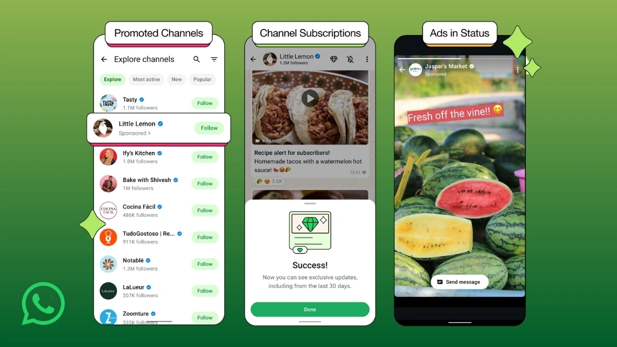 WhatsApp Introduces Ads In Updates Tab As Meta Begins Monetization Push