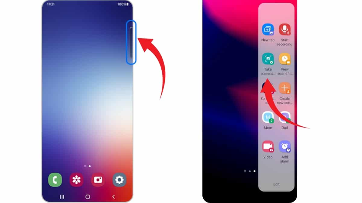 How to Use Edge Panels to Take Screenshots on Samsung Phones