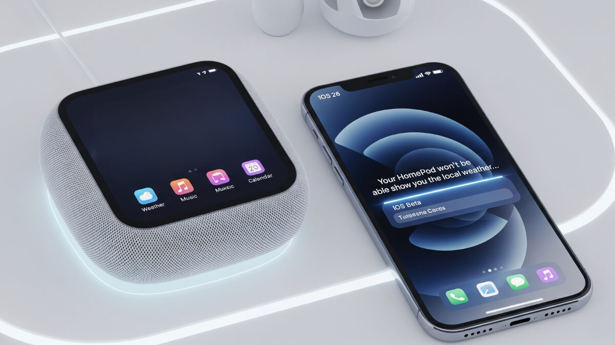 iOS 26 Beta 4 Update Code Shows Hint of Apple Display HomePod