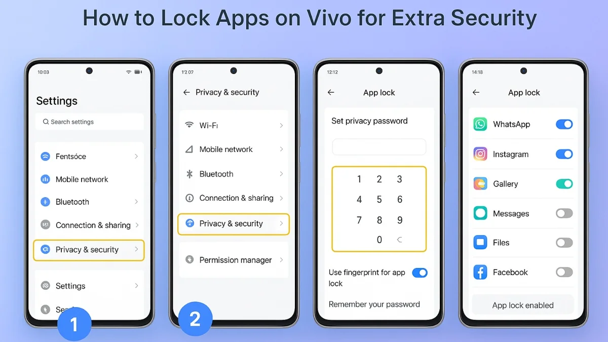 How To Lock Apps On Vivo For Extra Security