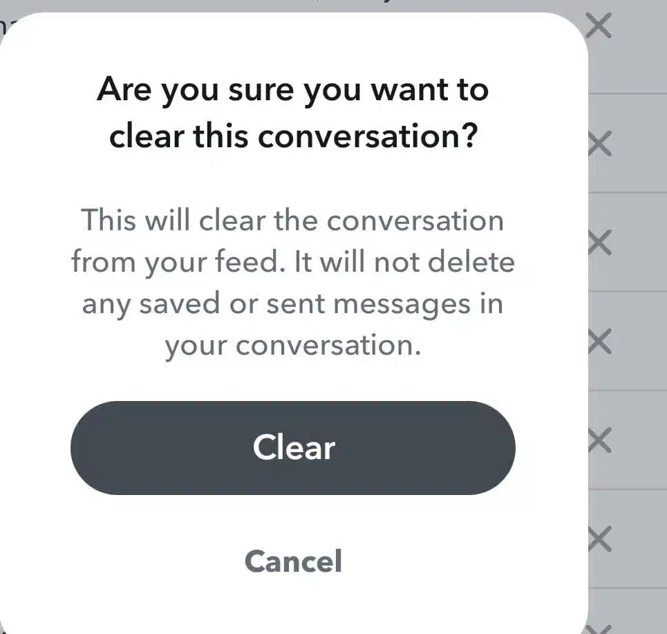 Delete Chats On Snapchat