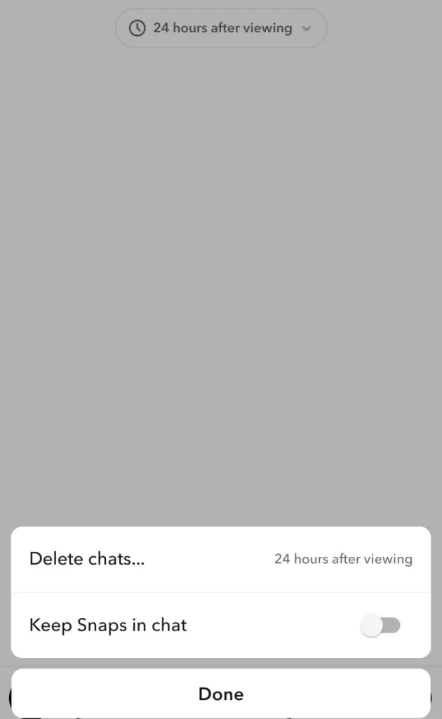 Delete Chats On Snapchat