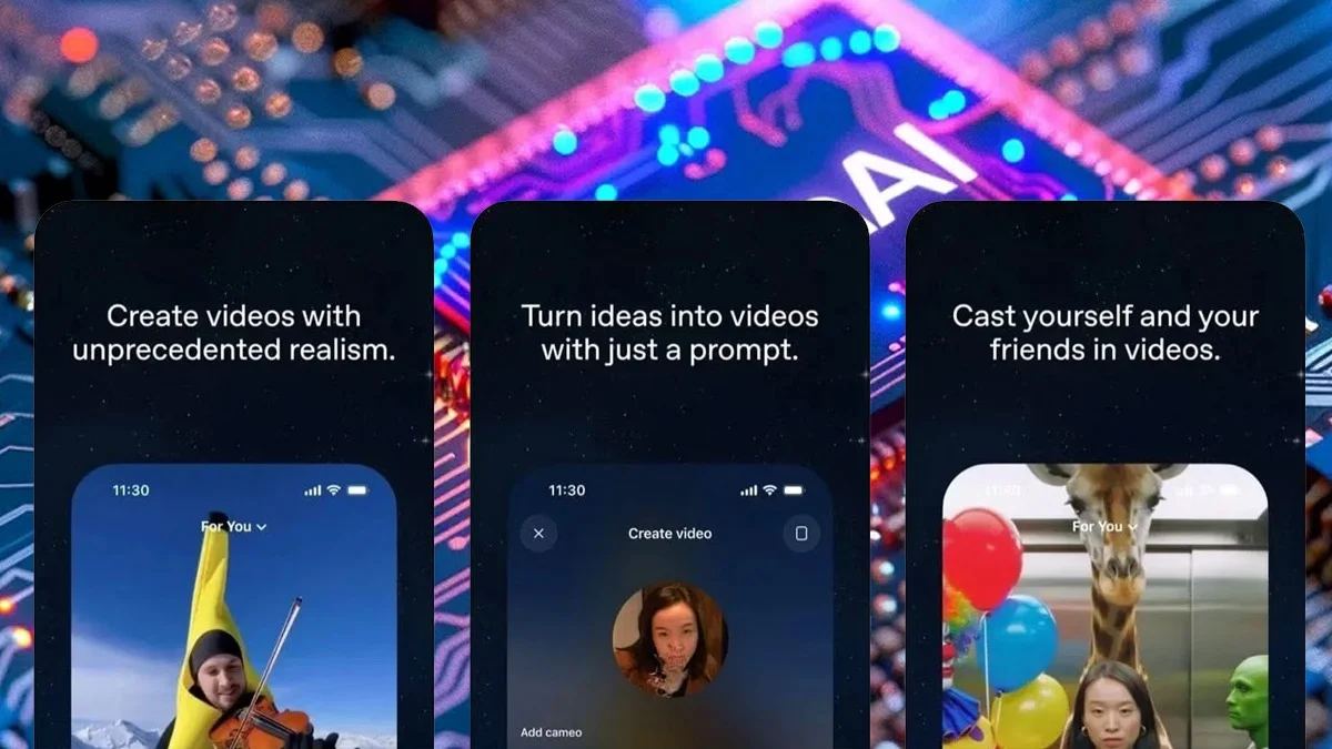 OpenAI Takes On TikTok with Sora, A Social App For AI-Generated Videos