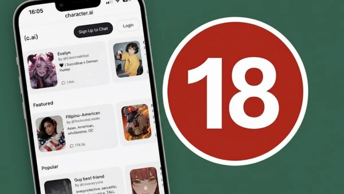 Character.AI Bans Users Under 18 After Lawsuits And Mental Health Concerns