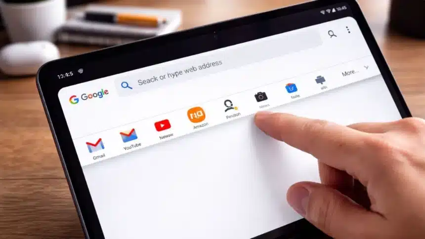 How To Enable The Hidden Desktop Bookmarks Bar In Google Chrome on Android