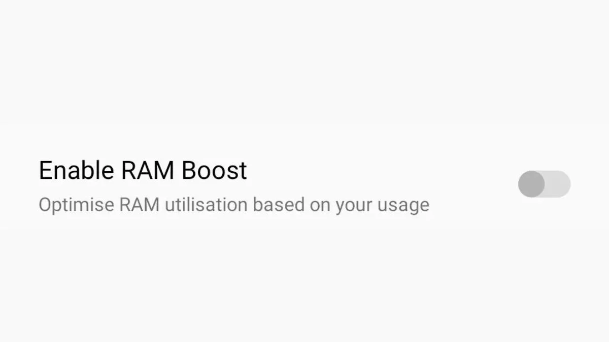 RAM Boost