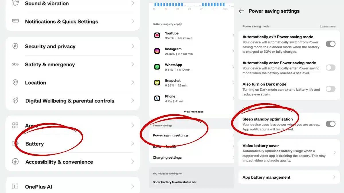 Sleep Standby Optimization