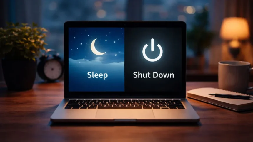 How to decide between Shut Down And Sleep For Your PC Or Laptop