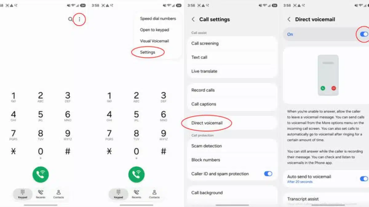 How to Enable Direct Voicemail