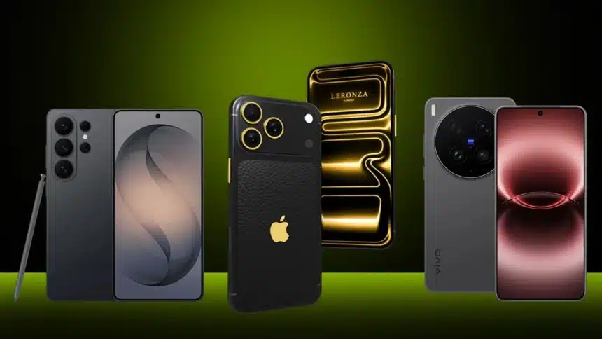 Comparison of the best AMOLED display phones featuring Samsung Galaxy S26 Ultra and iPhone 17 Pro Max