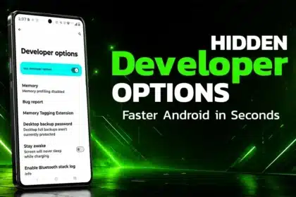 hidden developer options in android to speed up phone