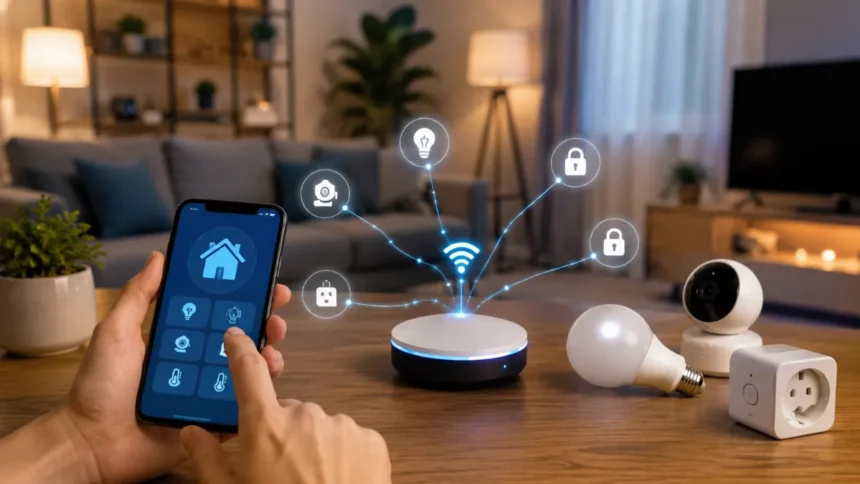 How to set up a smart home hub with your phone