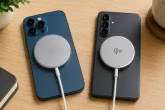 MagSafe vs. Qi2 wireless charging on compatible smartphones