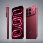 Redmi K100 Pro Max smartphone front back and side view