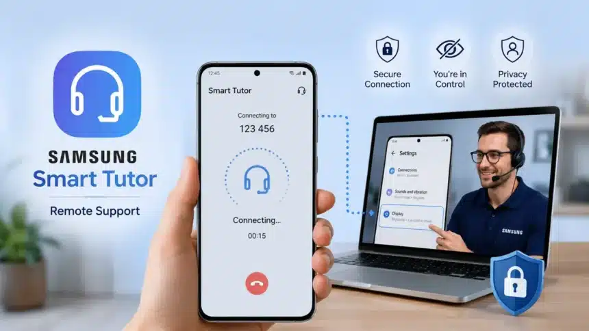 Samsung Smart Tutor remote phone support