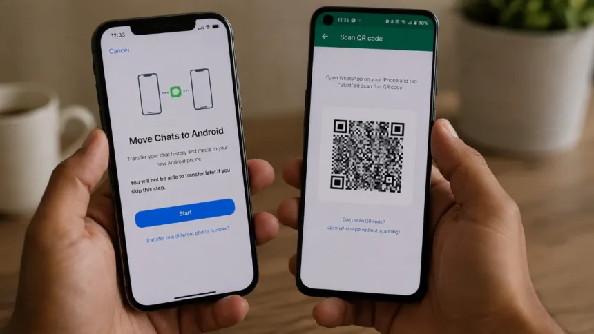Transfer WhatsApp Chats from iPhone to Android