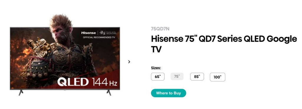 Hisense QD7 Series