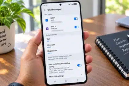 Mobile data working when calling from another SIM with automatic data switching enabled in dual SIM settings