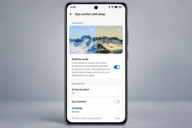 Bedtime Mode on realme Phones