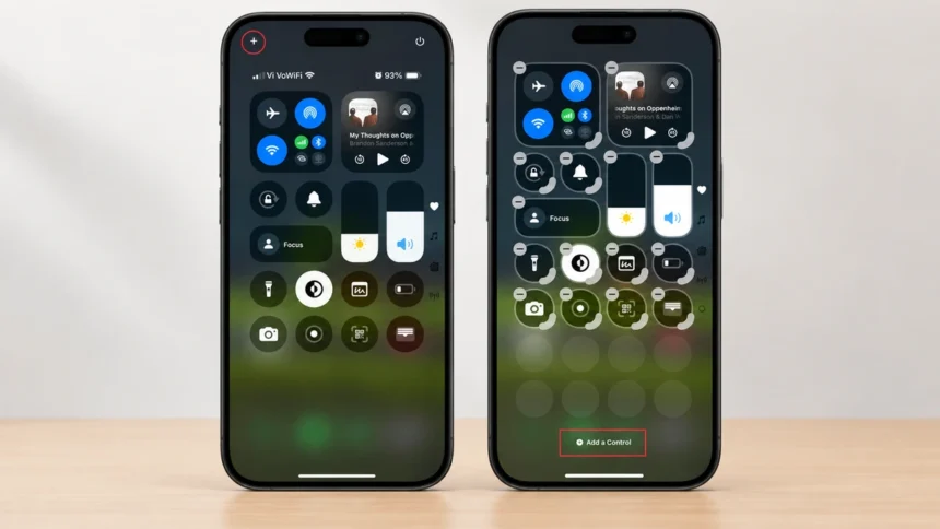 Customize Control Center on iPhone with customizable controls