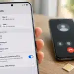Mobile data working when calling from another SIM with automatic data switching enabled in dual SIM settings