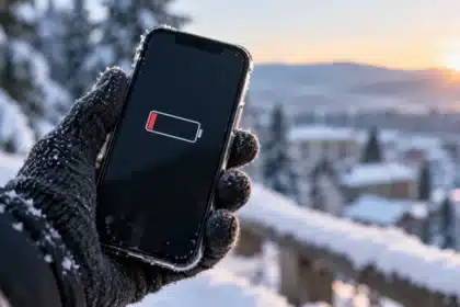 Smartphone battery draining faster in cold weather