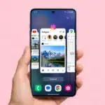 Android smartphone showing the recent apps screen with Instagram, YouTube and Google Maps